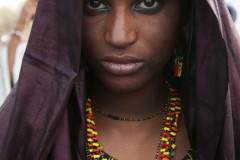 Une femme peule au festival de l'Aïr, Aberbissinat, 2015.