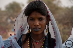 Une jeune femme peule au festival de l'Aïr, Aberbissinat, 2015.