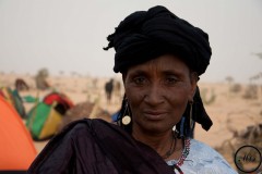 Une femme touarègue au festival de l'Aïr, Aberbissinat, 2015.