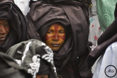 Une femme touarègue au festival de l'Aïr, Aberbissinat, 2015.